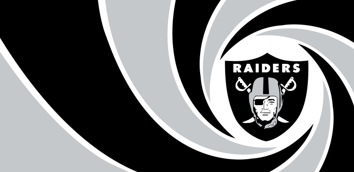 007 Oakland Raiders logo iron on paper